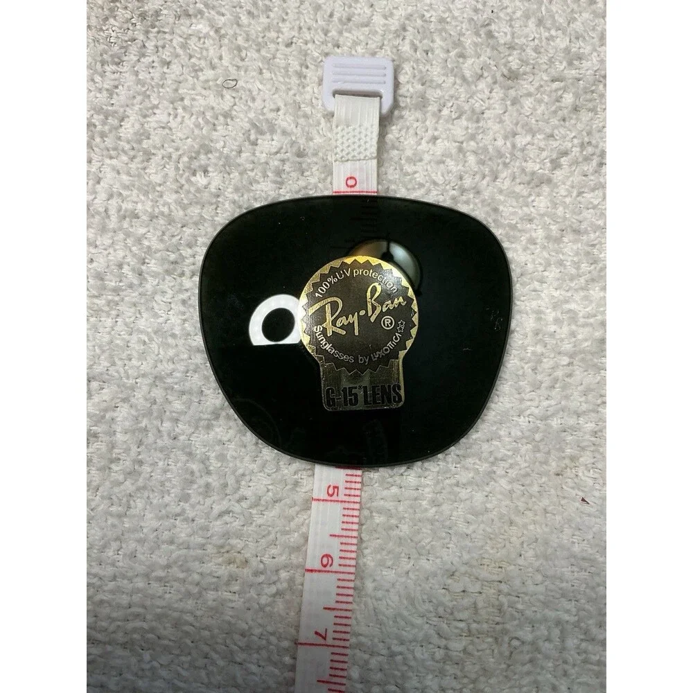 Authentic Ray-Ban G-15 Glass Replacement Lenses 55mm Green OEM Original Sticker